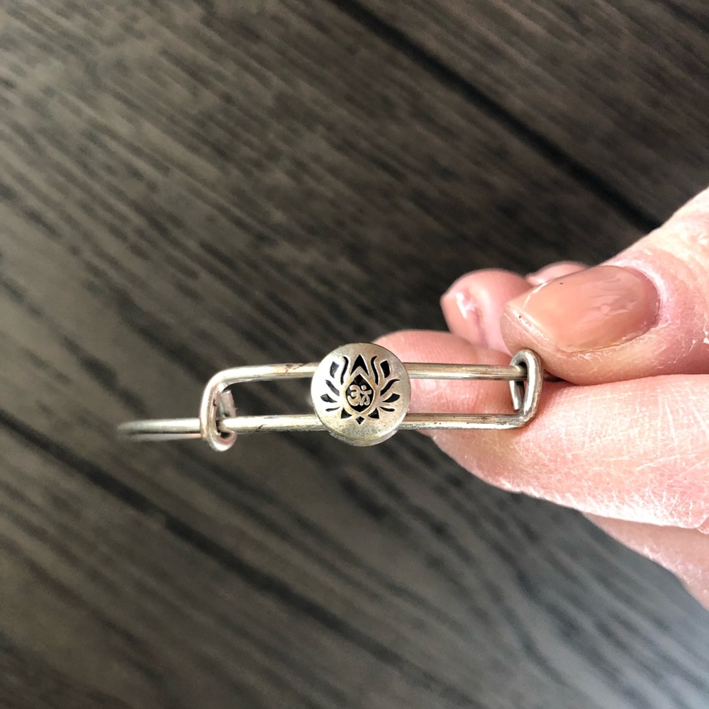 Sliding embalm Alex and Ani bracelet